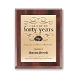Screenprint Brass - Walnut Finish
