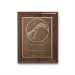 Double Etch Plaq - Walnut Piano Finish