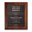 SpectraPrint™ Plaque - Walnut Cove Edge