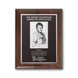 Photocast Plaque - Walnut Piano Finish