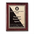 Etch/Antiqued Plaq - Rosewood