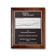 Photocast Plaque - Walnut Rolled Edge