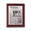Metal Photo Plaq - Rosewood