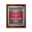 SpectraPrint™ Plaque - Walnut Rolled Edge