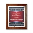SpectraPrint™ Plaque - Walnut Rolled Edge