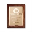 Etch/Frosted Plaq - Walnut Cove Edge/Gold