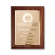 Etch/Frosted Plaq - Walnut Cove Edge/Gold