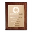 Etch/Frosted Plaq - Walnut Cove Edge/Gold