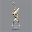 Tatiana Award - Gold/Clear