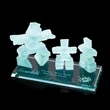 Inukshuk Family Award - Bevelled Jade Base