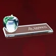 Apple/Green Leaf on Starfire Base
