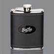 Shelburne Hip Flask -  Black/Black Nickel Plate
