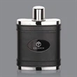 Melrose Hip Flask -  Black/Black Nickel Plate