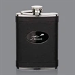 Hodge Hip Flask -  Black/Black Nickel Plate