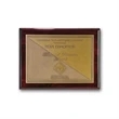 Double Etch Plaq - Rosewood