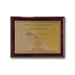 Double Etch Plaq - Rosewood
