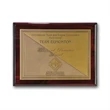 Double Etch Plaq - Rosewood