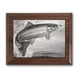Metal Photo Plaq - Walnut Piano Finish