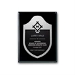 Etch/Antiqued Plaq - Ebony