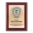 Screenprint Brass - Mahogany