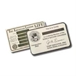 Wallet Card - Brass