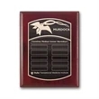 Etch/Antiqued Plaq - Mahogany