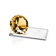 Gemstone Award on Starfire - Amber