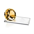 Gemstone Award on Starfire - Amber