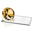 Gemstone Award on Starfire - Amber