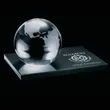 Globe Award on Rect Marble Base