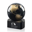 Globe on Crescent - Black