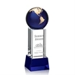 Luz Globe Award - Blue with Base