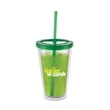 Colors Tumbler with Straw - 16oz
