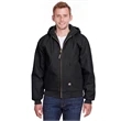 Men's Tall Highland Washed Cotton Duck Hooded Jacket