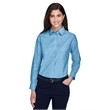 Ladies' Long-Sleeve Oxford with Stain-Release