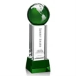Luz Globe Award - Green with Base