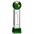 Luz Globe Award - Green with Base