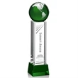 Luz Globe Award - Green with Base