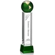 Luz Globe Award - Green with Base