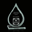 Iceberg Oil Drop Award on Base - Jade