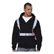 Bayside USA-Made Hi-Visibility Full-Zip Hooded Fleece