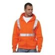 Bayside USA-Made Hi-Visibility Full-Zip Hooded Fleece