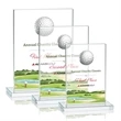 Cumberland VividPrint™ Golf Award - Clear