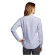 Port Authority Ladies SuperPro Oxford Stripe Shirt.