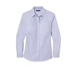 Port Authority Ladies SuperPro Oxford Stripe Shirt.