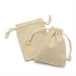 Natural Linen Pouch Drawstring Burlap Jute Drawstring Gag