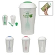 3-Piece Frosted Clear Salad Shaker Set