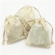 Custom Logo Small Drawstring Cotton Bag