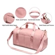 Travel Duffel Sports Gym Bag with Wet Pocket & Shoes Compart