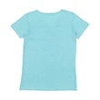 Ladies' V-Neck Harborside Melange Jersey T-Shirt